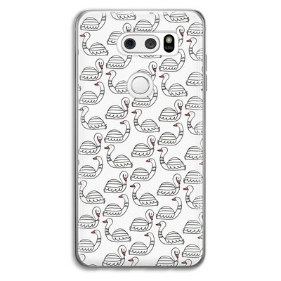 Zwanen: LG V30 Transparant Hoesje