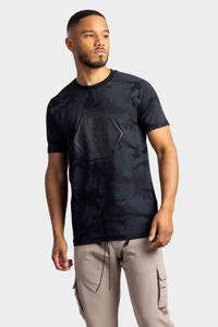 Cruyff Absent Camo T-Shirt Heren Zwart - Maat S - Kleur: Zwart | Soccerfanshop