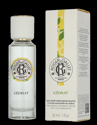 Roger & Gallet Cedrat Wellbeing Fragrant Water Eau de Parfum Eau de Toilette 30 ml Dames