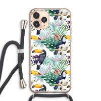Tukans: iPhone 11 Pro Max Transparant Hoesje met koord