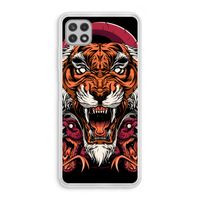 Tiger and Rattlesnakes: Samsung Galaxy A22 4G Transparant Hoesje