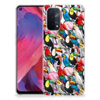 OPPO A74 5G | A54 5G TPU Hoesje Birds - thumbnail