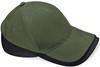 Beechfield CB171 Teamwear Competition Cap - Olive Green/Black - One Size