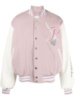 3PARADIS veste teddy à logo brodé - Rose