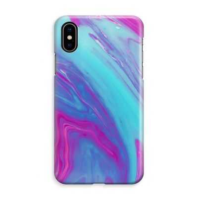 Zweverige regenboog: iPhone XS Max Volledig Geprint Hoesje