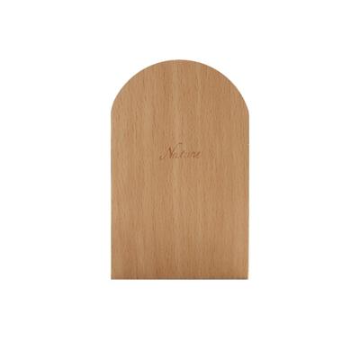 Anti-slip boekensteunen plank houder boek natuur hout stand (ronde)