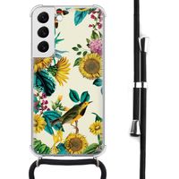 Samsung Galaxy S22 hoesje met koord - Sunflowers