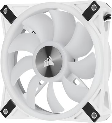 Corsair Casefan iCUE QL120 RGB PWM White Triple Fan with Lighting Node CORE