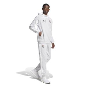 adidas Real Madrid Urban Purist Joggingpak Hooded 2025-2026 Lichtgrijs Wit Zwart