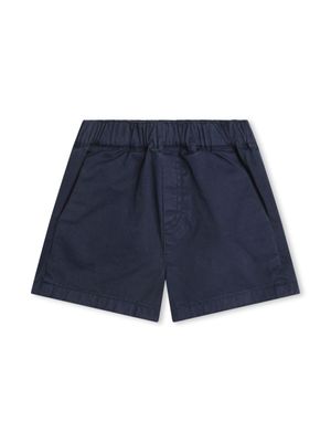 Kenzo Kids short à logo brodé - Bleu