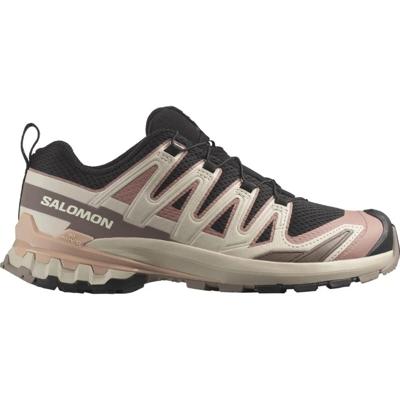 Salomon XA Pro 3D V9 Lage Wandelschoen Dames Black/Burlwood/Mahogany Rose 6,5