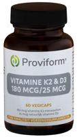 Vitamine K2 180mcg & D3 25mcg 60 Vegetarische capsules