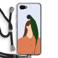 Leaf: Pixel 3a Transparant Hoesje met koord