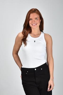 Ami Paris top FTP811.JE0117 blanc