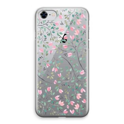Sierlijke bloemen: iPhone 8 Transparant Hoesje