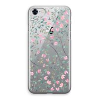 Sierlijke bloemen: iPhone 8 Transparant Hoesje