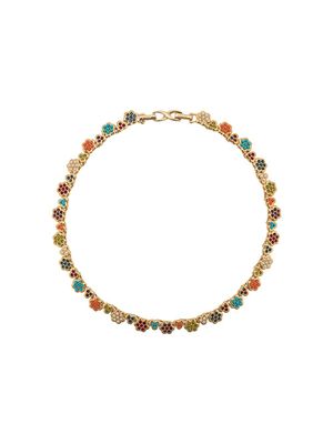 Susan Caplan Vintage collier D'Orlan à fleurs