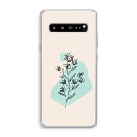 Violets are blue: Samsung Galaxy S10 5G Transparant Hoesje