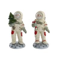 Decoratieve figuren DKD Home Decor Hars (2 pcs) (9 x 8.5 x 17 cm)
