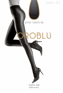 Oroblu - Black Satin 60 Panty - Maat 44-46