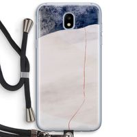 Stone White: Samsung Galaxy J5 (2017) Transparant Hoesje met koord
