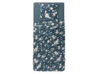 LIVARNO home Dekbedovertrekset 140 x 200 cm (Marineblauw)