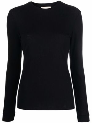 LouLou de Saison pull Ortigia à encolure ronde - Noir