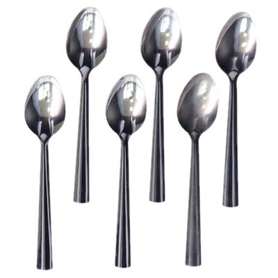 DID Theelepels - 6x st - 15 cm - roestvrijstaal - dessertlepels - bestekset lepels