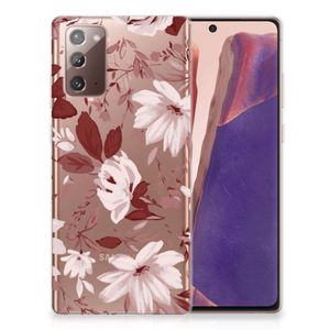 Hoesje maken Samsung Note 20 Watercolor Flowers