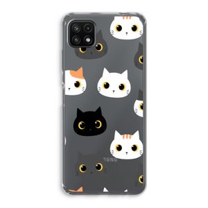 Katten: Samsung Galaxy A22 5G Transparant Hoesje