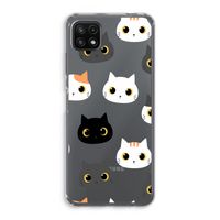 Katten: Samsung Galaxy A22 5G Transparant Hoesje