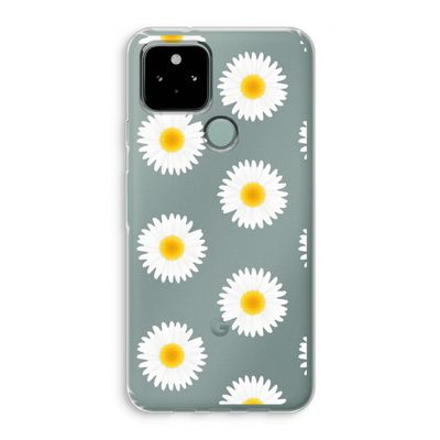 Margrietjes: Google Pixel 5 Transparant Hoesje