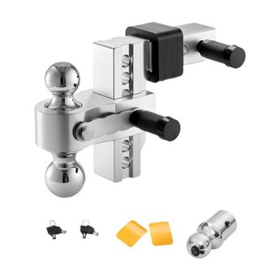 VEVOR aanhangerkoppeling kogelkop 5cm ontvanger 15,2cm kogelkoppeling 6800kg