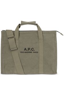 A.P.C. sac cabas Récupération - Vert