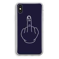 F**k U: iPhone X Transparant Hoesje