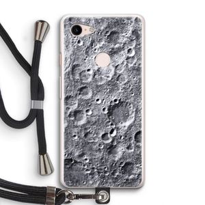 Maanlandschap: Pixel 3 Transparant Hoesje met koord