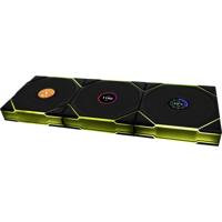 Lian Li Lian Li UNI FAN TL Wireless LCD Lüfter, ARGB, PWM, 3er-Pack inkl. Controller PC-ventilator Zwart (b x h x d) 120 x 28 x 124 mm