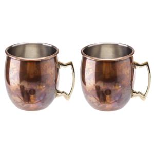 Cosy & Trendy Cocktailglas Moskow Mule - 2x - antiek look koper - 450 ml