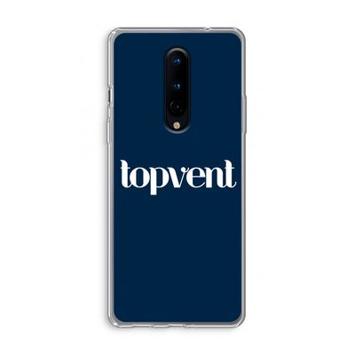 Topvent Navy: OnePlus 8 Transparant Hoesje