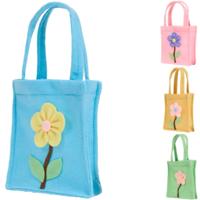 Hobby Flora geschenktas vilt 15 cm assorti | 32 stuks