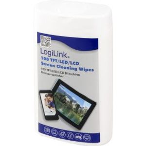 LogiLink RP0010 computerreinigingskit LCD/TFT/Plasma Droge doekjes voor apparatuurreiniging