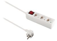 Valueline VLES315F002WH power uitbreiding 1,5 m 3 AC-uitgang(en) Binnen Wit - thumbnail