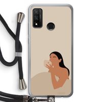 Fresh coffee: Huawei P Smart (2020) Transparant Hoesje met koord
