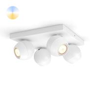 Philips Plafondlamp Hue Buckram - White Ambiance 4-lichts wit 929003048201