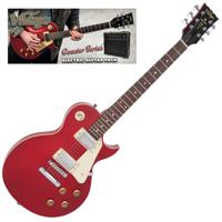 Vintage VIP-V10WR Coaster Series Wine Red Guitar Pack elektrische gitaar set met versterker