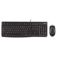Logitech MK120 Desktop (Qwerty) Toetsenbord Zwart