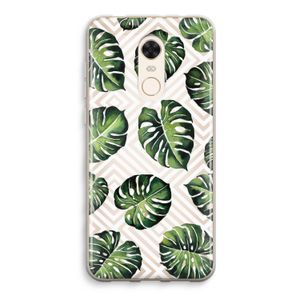 Geometrische jungle: Xiaomi Redmi 5 Transparant Hoesje