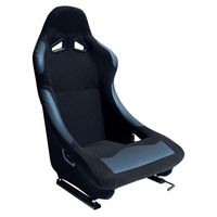 Sportstoel 'BW' - Zwart - Vaste rugleuning - incl. sledes SS82Z