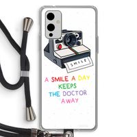 Smile: OnePlus 9 Transparant Hoesje met koord