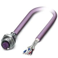 Phoenix Contact 1437546 Sensor/actuator inbouwconnector M12 Aantal polen: 5 Bus, inbouw 2.00 m 1 stuk(s) - thumbnail